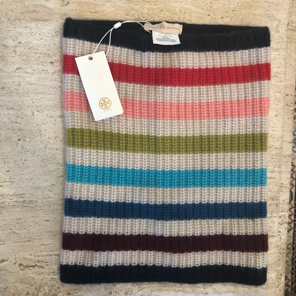 Tory Burch 100% Cashmere Neck Scarf